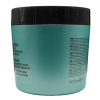 VITALCARE Maschera Per Capelli HYALUKER Ad Azione Idratante e Rinforzante, Con Acido Ialuronico e Cheratina Vegetale. Per Capelli Secchi e Disidratati 400ml