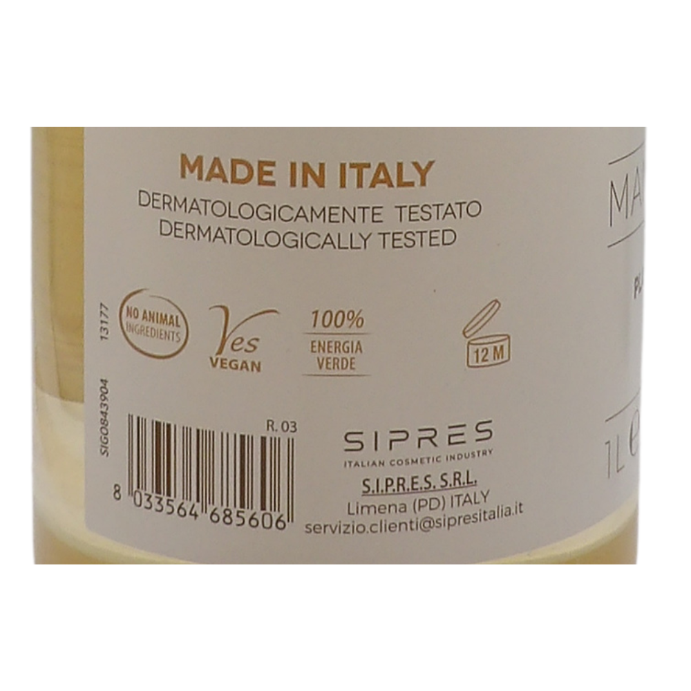 SAPONIFICIO VENEZIANO Sapone Di Marsiglia Vegetale Per Mani, Viso e Corpo. Ideale Per Un Uso Frequente e Per Tutta La Famiglia 1000ml (CLASSICO)