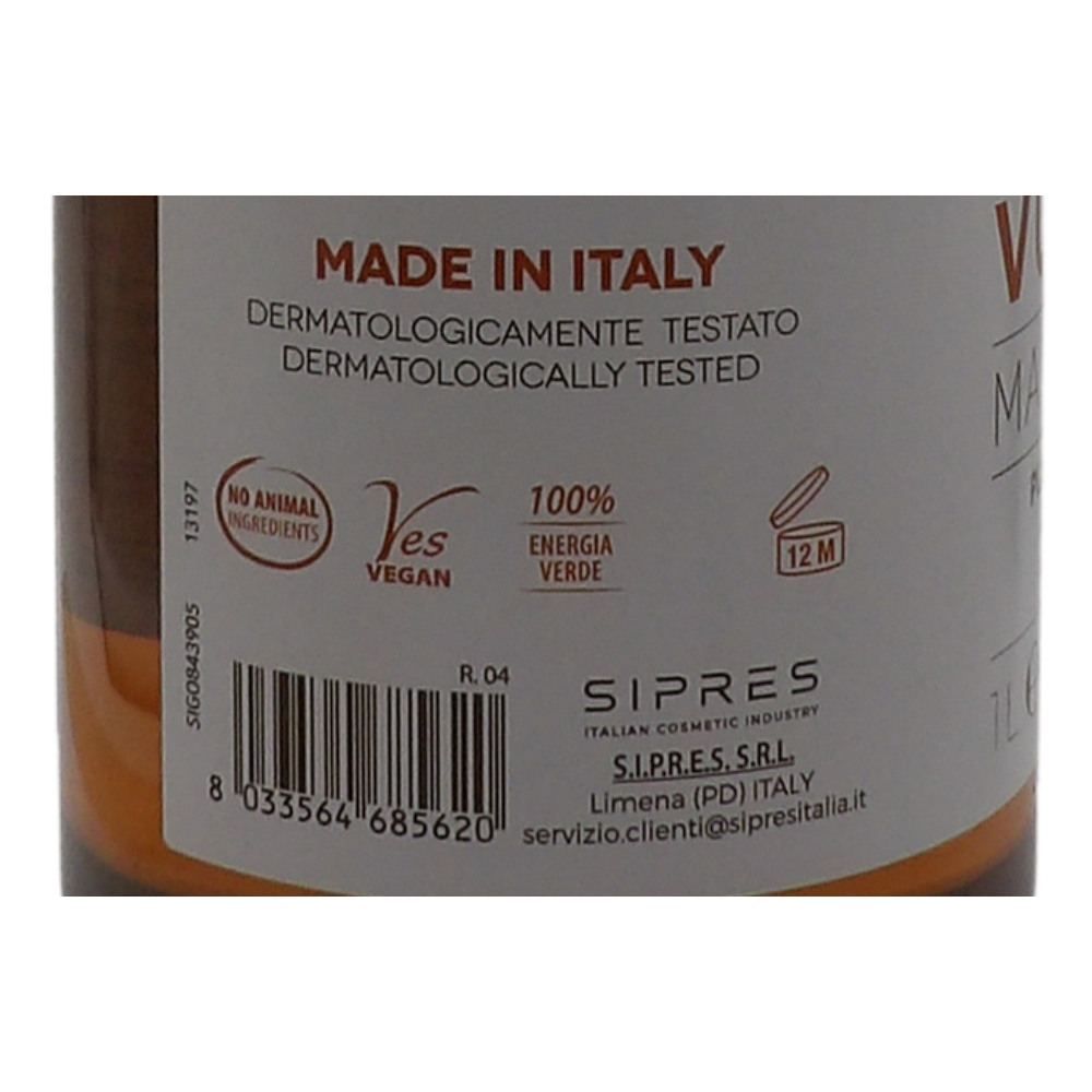 SAPONIFICIO VENEZIANO Sapone Di Marsiglia Vegetale Per Mani, Viso e Corpo. Ideale Per Un Uso Frequente e Per Tutta La Famiglia 1000ml (CENERE VULCANICA)