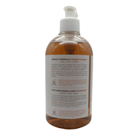 SAPONIFICIO VENEZIANO Sapone Di Marsiglia Vegetale Per Mani, Viso e Corpo. Con Tappo Dosatore 500ml (CENERE VULCANICA)