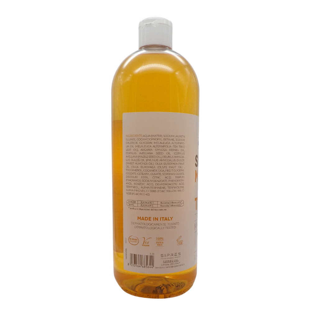 SAPONIFICIO VENEZIANO Sapone Di Marsiglia Vegetale Per Mani, Viso e Corpo. Ideale Per Un Uso Frequente e Per Tutta La Famiglia 1000ml (TEA TREE)