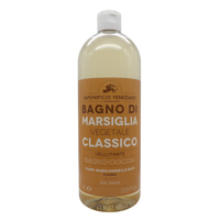 SAPONIFICIO VENEZIANO Bagno Doccia Bagno Di Marsiglia Vegetale, Ideale Per Un Uso Frequente e Per Tutta La Famiglia 1000ml (CLASSICO)