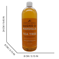 Bagno Doccia Bagno Di Marsiglia Vegetale, Ideale Per Un Uso Frequente e Per Tutta La Famiglia 1000ml (TEA TREE)