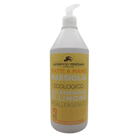 SAPONIFICIO VENEZIANO Detergente Piatti a Mano Ecologico di Marsiglia Ipoallergenico con Olio Essenziale di Limone, 750ml