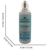 SAPONIFICIO VENEZIANO Detergente Bucato a Mano Ecologico Marsiglia, Ipoallergenico con Olio Essenziale di Lavanda, 1000ml