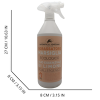 SAPONIFICIO VENEZIANO Sgrassatore Ecologico di Marsiglia con Olio Essenziale di Limone, 750ml