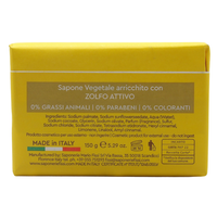 SAPONIFICIO VENEZIANO Sapone Vegetale, 0% Grassi Animali, 0% Parabeni, 0% Coloranti, per Viso e Corpo, Disponibile In Diverse Varietà, 150gr