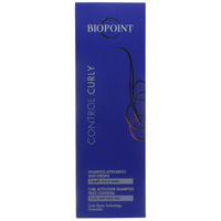 BIOPOINT Control Curly Shampoo Attivaricci Anticrespo - Idrata E Definisce I Capelli Ricci, Rendendoli Brillanti E Leggeri, Viola, Floreale, 200 Millilitro