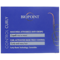 Biopoint Control Curly - Maschera Attivaricci, Districa e Nutre i Capelli Ricci, Azione Rigenerante e Protettiva Contro Effetto Crespo, Dona Morbidezza e Tonicità, 200 ml