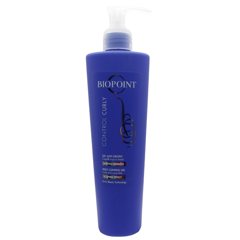Biopoint Control Curly - Gel Attivaricci Anticrespo, Definisce i Capelli Ricci, Azione Disciplinante e Protettiva Contro Effetto Crespo, 200 ml