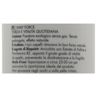 Biopoint Daily Force - Spray Capelli Ecologico a Fissaggio Morbido e Naturale Senza Gas, Azione Protettiva e Rinforzante, Dona Morbidezza e Leggerezza, 250 ml