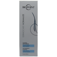 Biopoint Dermocare Normalize - Shampoo Antiforfora per Capelli con Forfora Secca e Grassa, Azione Detergente e Normalizzante, Dona Capelli Puliti e Sani, 200 ml