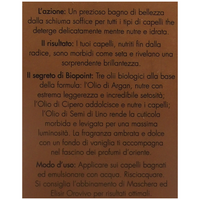 Biopoint Orovivo - Shampoo Setificante, Detergente Delicato, Azione Idratante e Nutriente, Dona Capelli Morbidi, Setosi e Brillanti, 200 ml