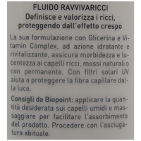 Biopoint Styling - Fluido Ravvivaricci, Definisce e Valorizza i Capelli Ricci, Mossi Naturali o con Permanente, Azione Anticrespo, Dona Brillantezza e Morbidezza, 200 ml