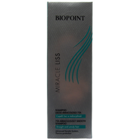 Biopoint Miracle Liss - Shampoo Liscio 72h, Azione Detergente Delicata, Ripristina l’Equilibrio del Capello, Dona Capelli Leggeri, Lisci e Setosi a lungo, 200 ml