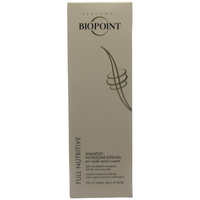 Biopoint Full Nutritive - Shampoo Nutrizione Intensa, Azione Idratante e Rinforzante, Deterge Delicatamente e Protegge i Capelli, Dona Morbidezza e Setosità, 200 ml