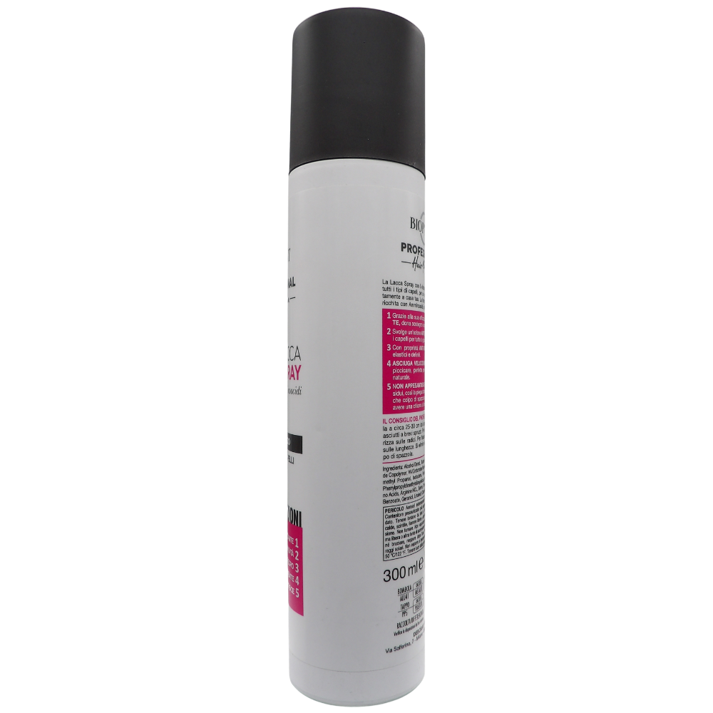 Biopoint Professional Hair Program - Lacca Spray con GAS, Arricchita con Amminoacidi, Ultra fissaggio, 300ml