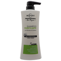 BIOPOINT Shampoo PURIFICANTE Con Estratto Di Limone, Per Capelli Grassi. Sebo-Normalizzante, 5 Azioni 400ml