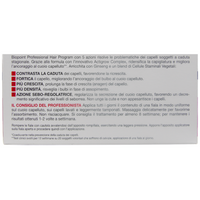 Biopoint Professional Hair Program Trattamento Fiale Anticaduta, Arricchite con Ginseng e un blend di Cellule Staminali Vegetali per capelli soggetti a caduta, 10 Fiale da 7 ml