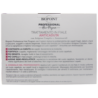 Biopoint Professional Hair Program - Trattamento Fiale Anticaduta Fortificanti, Arricchita con Amminoacidi per capelli fragili, deboli e tendenti a spezzarsi., 10 Fiale da 7ml