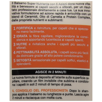 Biopoint Professional Hair Program - Balsamo Capelli Super Nutriente, Formula Ultra Ricca per Idratare e Nutrire i capelli secchi e sfibrati, 350 ml