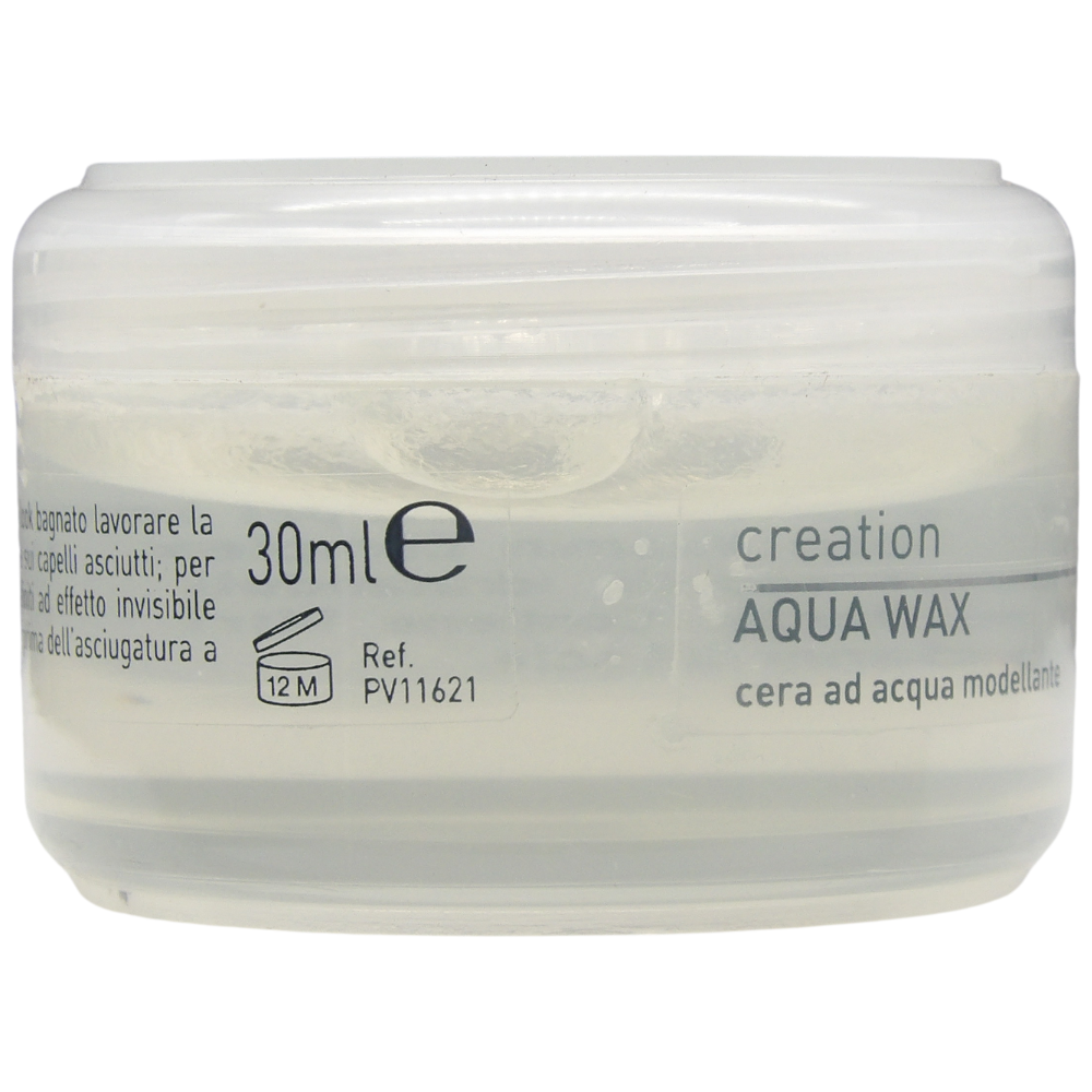 Sculptor Aqua Wax, Cera Modellante e Lucidante a Base d’Acqua, Fissaggio Forte, Azione Idratante e Fortificante, Ideale per Look Bagnati 30 ml