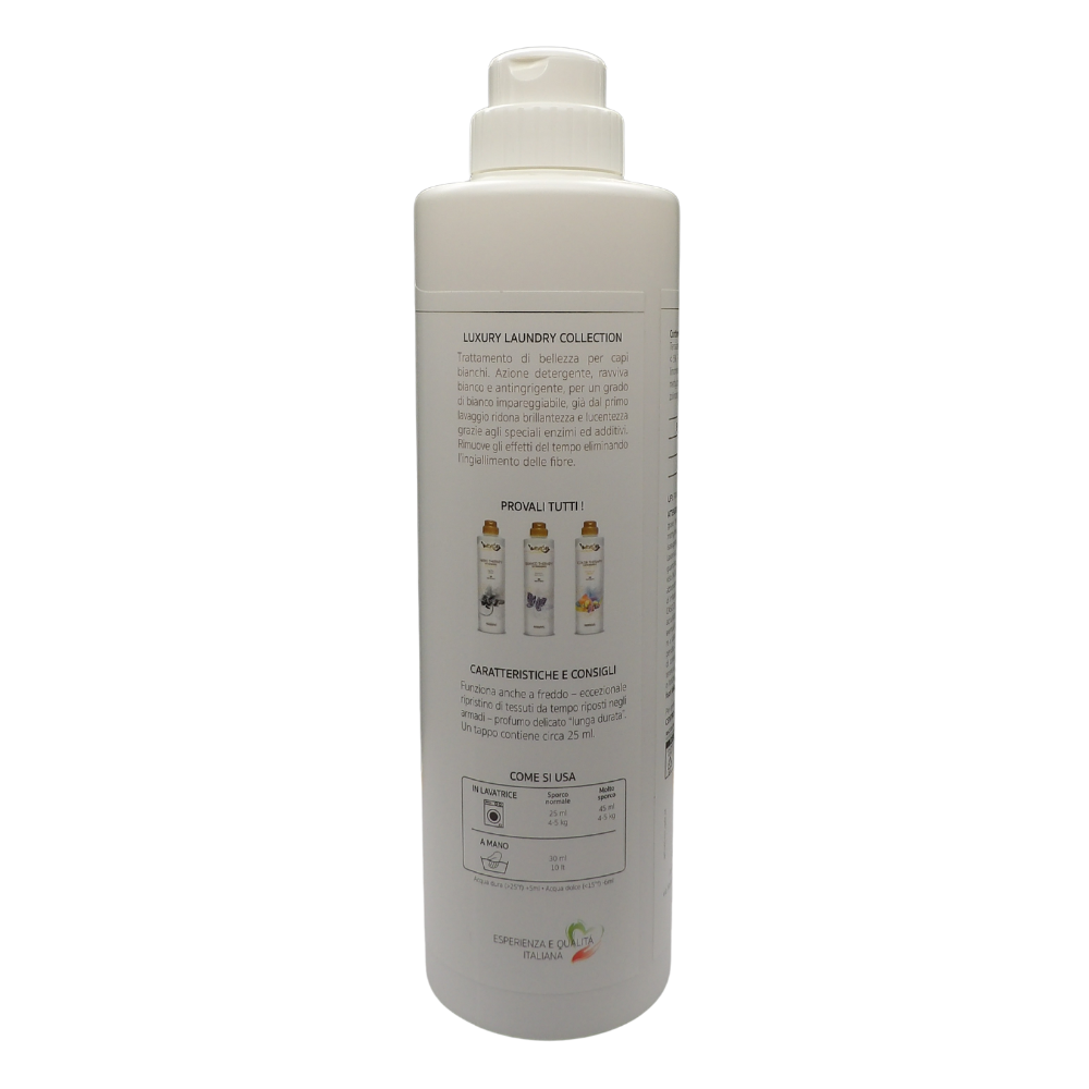 Wexór Detergente Enzimatico BIANCO THERAPY, Rigenera Il Vero Bianco. Già Dal Primo Lavaggio Ridona Brillantezza e Lucentezza 750ml