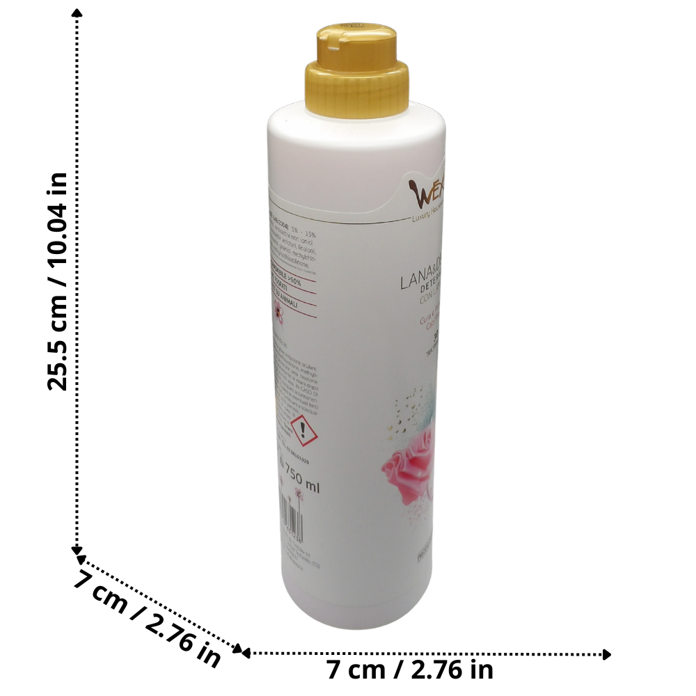 Wexór Detergente Con Lanolina LANA & DELICATI Per Una Cura e Protezione Di Capi Preziosi. Idrata e Protegge Le Fibre 750ml