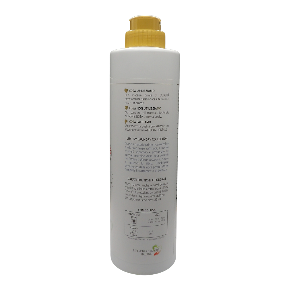 Wexór Elisir Ammorbidente, Con Microcapsule e Proteine Della Seta FELCE MARINA E FIORI BLU 750ml