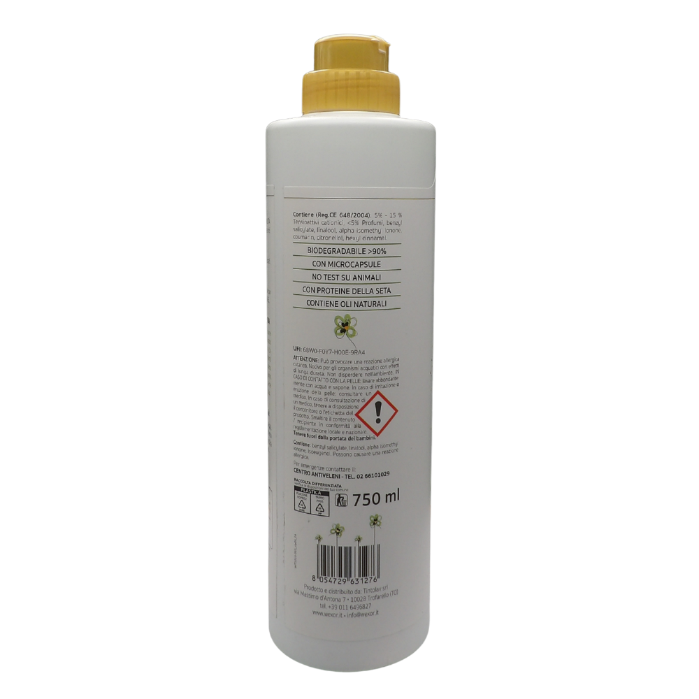 Wexór Elisir Ammorbidente, Con Microcapsule e Proteine Della Seta ORCHIDEA VERDE E MUSCHIO DELL'HIMALAYA 750ml