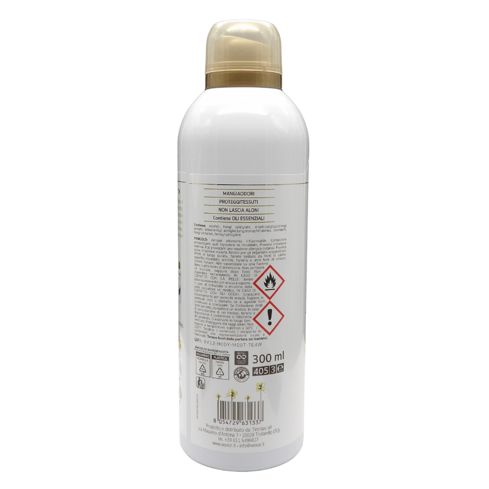 Wexór Elisir SALVATESSUTI Profuma e Protegge, Ylang Ylang, Cashmere e Legno di Patchouli. La Fragranza Raffinata, Intensa e Preziosa Conduce a Sensazioni Avvolgenti e Inebrianti 300ml