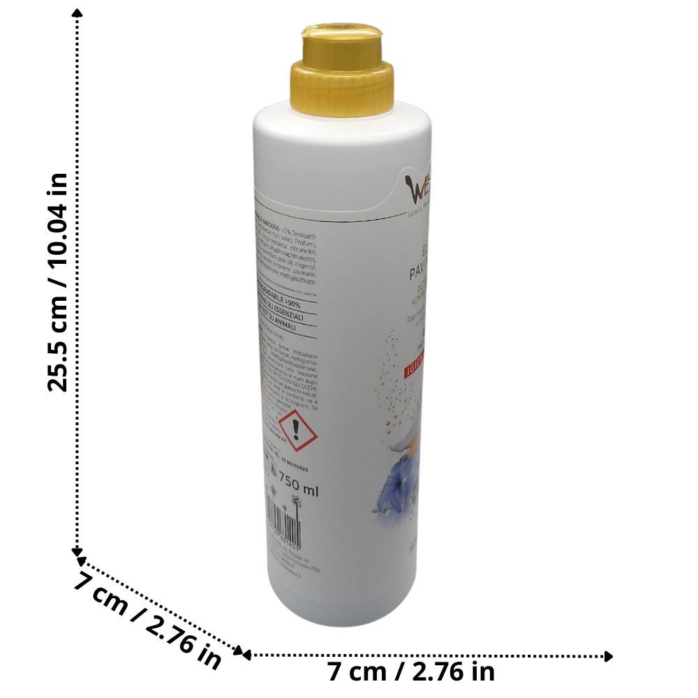 Wexór ELISIR PAVIMENTI Fiori D'Acqua, Detergente In Gel Igienizzante Con Microcapsule, Profumo PATCHOULI, MENTA FRESCA e FIORI D'ACQUA 750ml