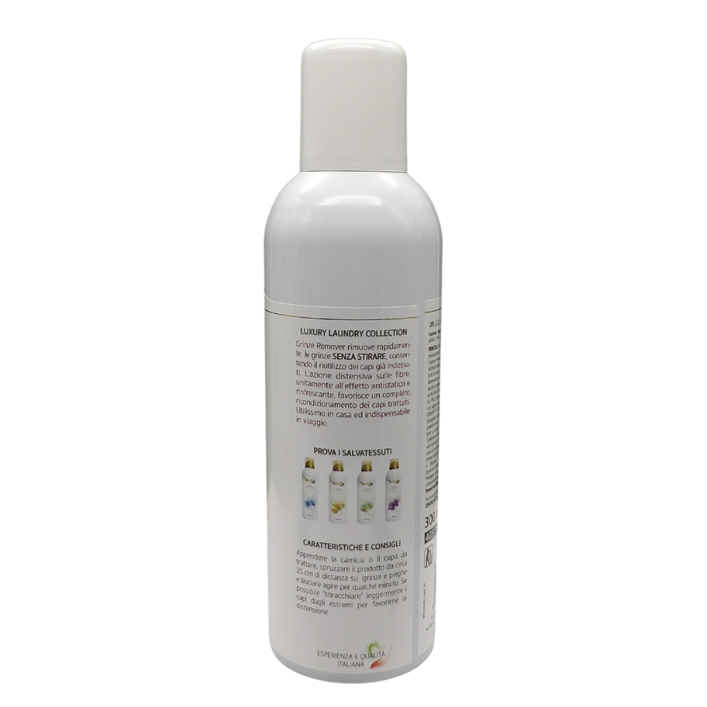 Wexór TOGLIGRINZE Azione Rapida. Ricondiziona e Rinfresca Senza Stirare. L’Azione Distensiva Sulle Fibre, Unitamente All’Effetto Antistatico e Rinfrescante, Favorisce Un Completo Ricondizionamento Dei Capi Trattati 300ml