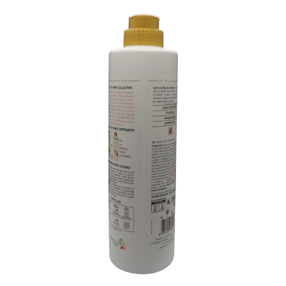 Wexór TENDE Rigenerante Apprettante Trattamento B, Dona Consistenza Antingiallimento e Antiodore. Prodotto Specifico Per Tende Bianche. La Speciale Formula Le Pulisce In Profondità e Ne Ripristina L’Originale Brillantezza 750ml