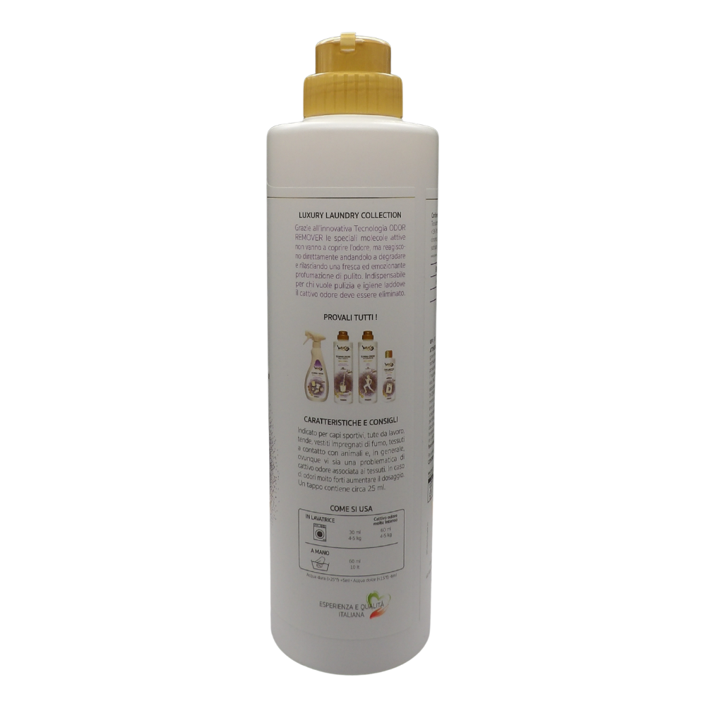 Wexór ELIMINA ODORI Detergente SPORT e BUCATO, Indispensabile Per Chi Vuole Pulizia e Igiene Laddove Il Cattivo Odore Deve Essere Eliminato 750ml
