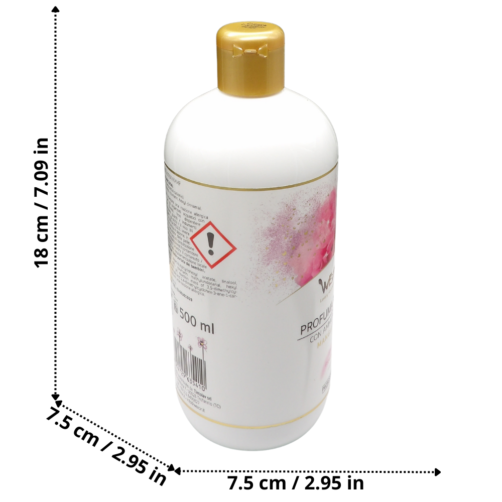 Wexòr Profuma Bucato Con Ammorbidente, Formula Mangia Odori, ELISIR PROVENZALE. Per Un Bucato Soffice, Voluminoso e Profumatissimo 500ml
