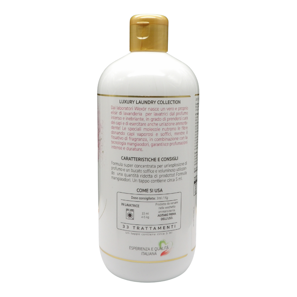 Wexòr Profuma Bucato Con Ammorbidente, Formula Mangia Odori, ELISIR PROVENZALE. Per Un Bucato Soffice, Voluminoso e Profumatissimo 500ml