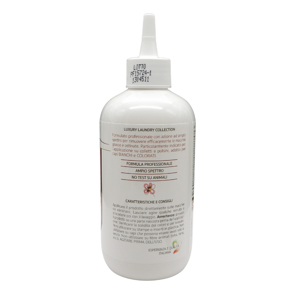 Wexór Smacchiatore Professionale MACCHIE GRASSE. Adatto Per Macchie Di: Trucco, Rossetto, Vernici, Biro, Inchiostri, Olio, Sugo, Maionese, Amido, Colle, Cera 220ml