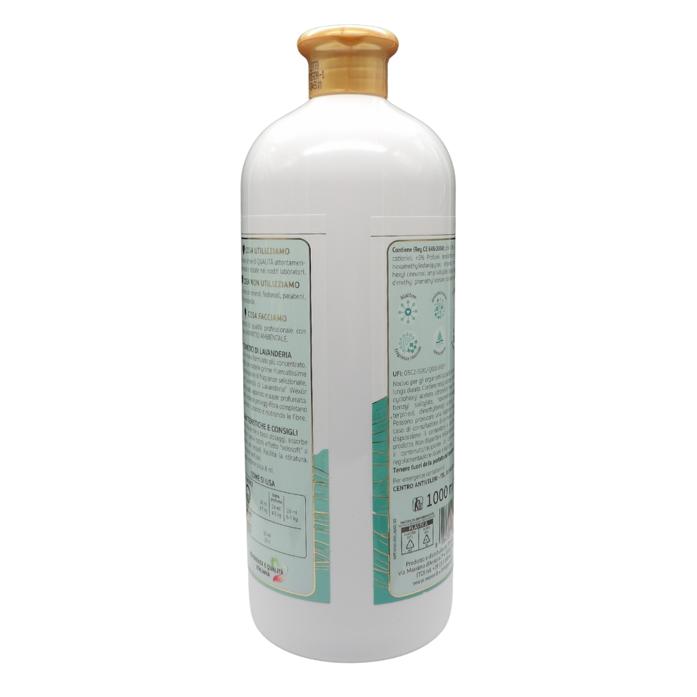 Wexór AMMORBIDENTE PROFUMANTE FIOR DI LOTO Extra Parfum. Per Un Bucato Vaporoso e Super Profumato. Morbidezza Che Coccola, Fragranze Indimenticabili! 1000ml
