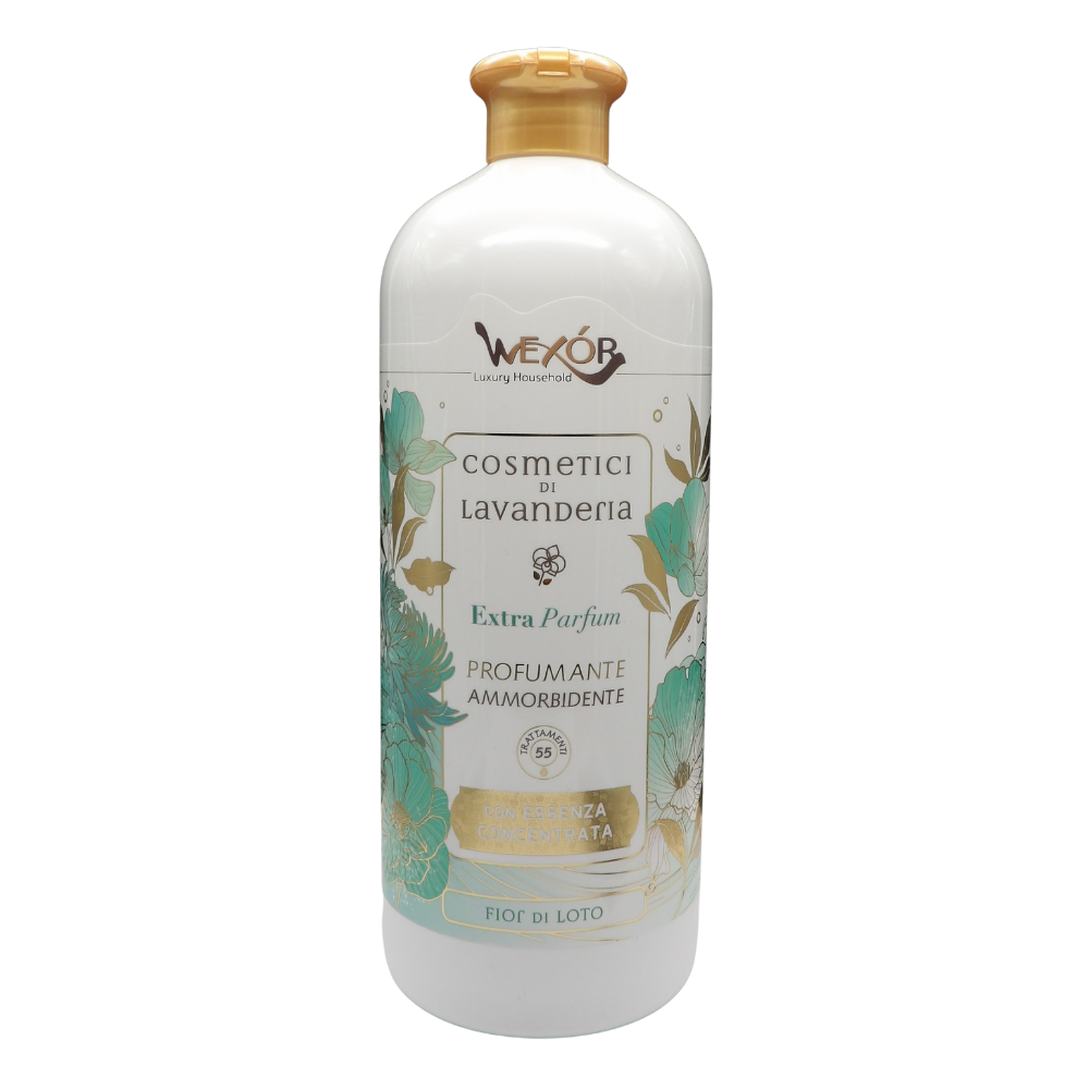 Wexór AMMORBIDENTE PROFUMANTE FIOR DI LOTO Extra Parfum. Per Un Bucato Vaporoso e Super Profumato. Morbidezza Che Coccola, Fragranze Indimenticabili! 1000ml