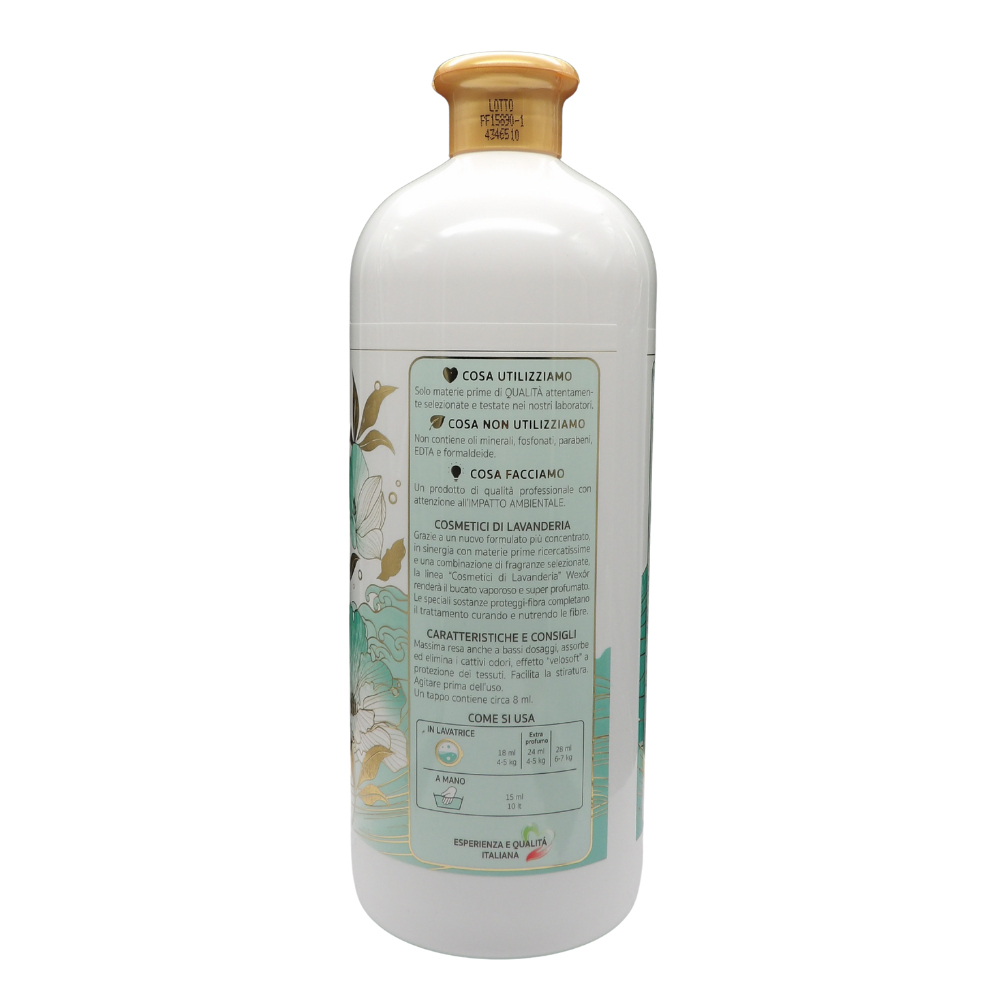 Wexór AMMORBIDENTE PROFUMANTE FIOR DI LOTO Extra Parfum. Per Un Bucato Vaporoso e Super Profumato. Morbidezza Che Coccola, Fragranze Indimenticabili! 1000ml