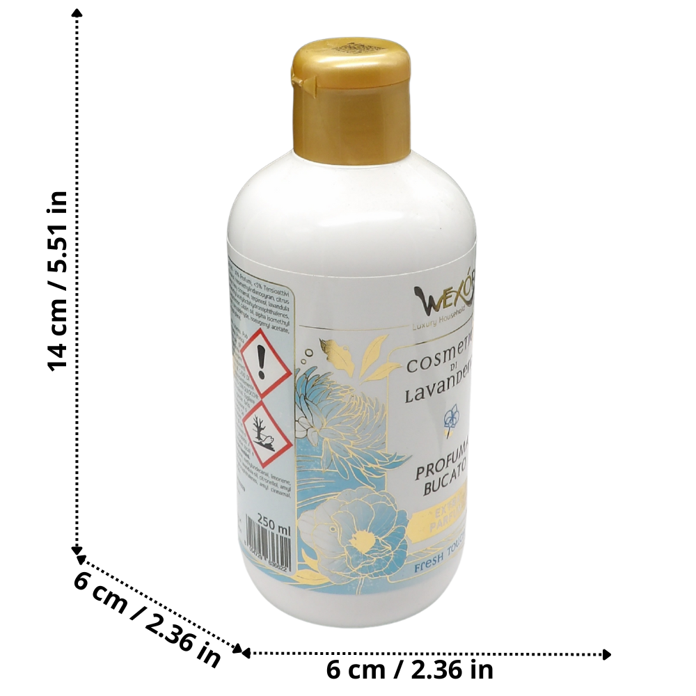 Wexór Essenza PROFUMA BUCATO FRESH TOUCH Extra Parfum. Un Concentrato Di Morbidezza e Profumo Inebriante In Poche Gocce Di Prodotto 250ml