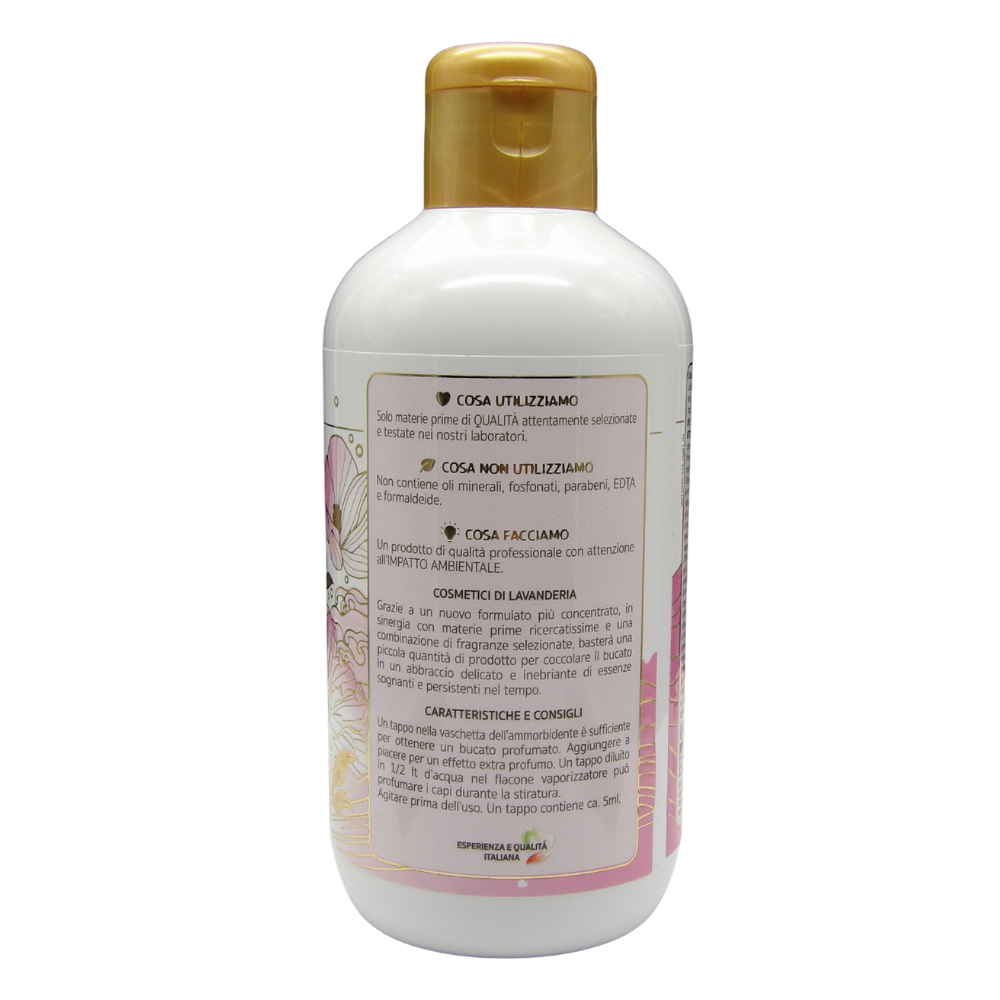 Wexór Essenza PROFUMA BUCATO ROSA & PEONIA Extra Parfum. Un Concentrato Di Morbidezza e Profumo Inebriante In Poche Gocce Di Prodotto 250ml