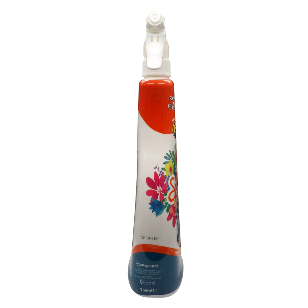 SPLENDEO Detergente Multiuso Spray, Il Profumatore Igienizzante Superconcentrato, FANTASIA DI AGRUMI. Deterge a Fondo, Rimuove Germi e Batteri, 48h di Pulito Profumato 750ml