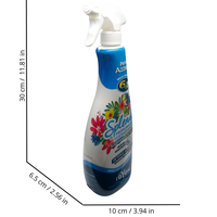 SPLENDEO Detergente Multiuso Spray, Il Profumatore Igienizzante Superconcentrato, PETALI AZZURRI. Deterge a Fondo, Rimuove Germi e Batteri, 48h di Pulito Profumato 750ml