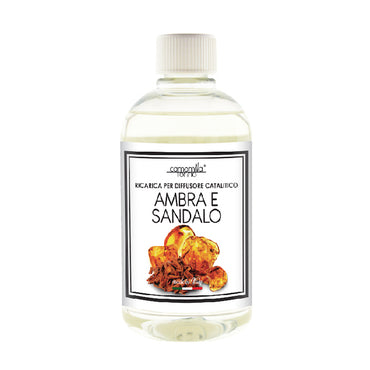 Camomilla Torino Ricarica Profumo 500 ml per Lampada Catalitica 25 Fragranze Naturali e Intense ad Alto Concentrato di Essenza- Made in Italy