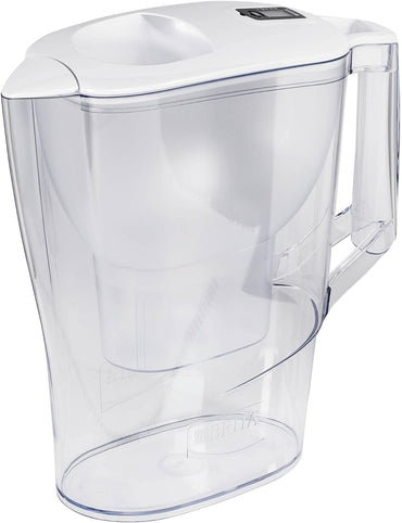 BRITA Caraffa Filtrante Aluna per acqua, Bianco (2.4l) - incl. 1 Filtro MAXTRA+ per la riduzione di cloro, calcare e impurità