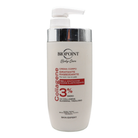 Biopoint - Crema Corpo Idratazione Rassodante, Azione Elasticizzante per tutti i tipi di Pelle, con 3% di Collagene, Dona Luminosità, Morbidezza e Idratazione fino a 72h, 500 ml