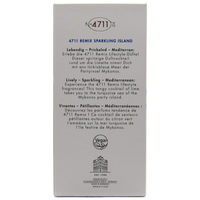 4711® Remix Cologne Sparkling Island I Eau de Cologne - fruttata - rivitalizzante - estate - la lime fruttata e fresca ora in una nuova miscela frizzante. I Spray con atomizzatore naturale da 100 ml