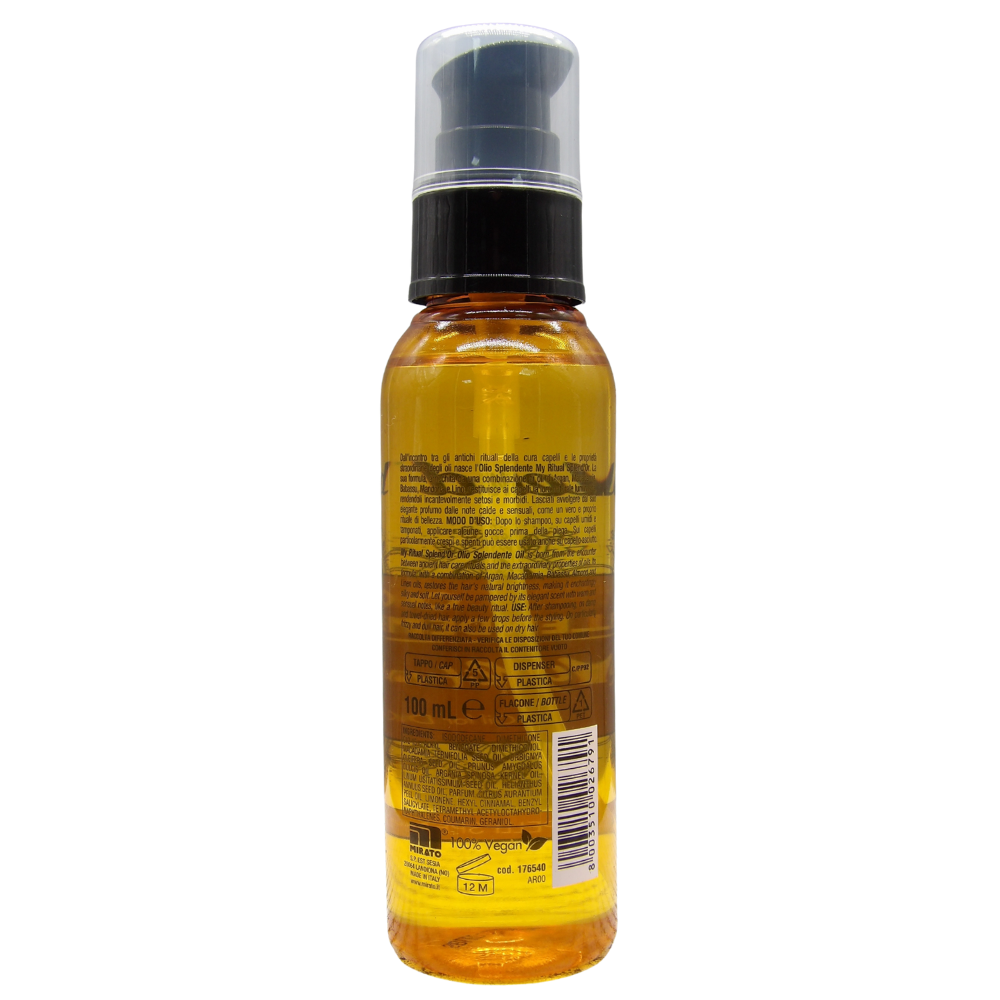 Splend'or Olio Splendente per Capelli Morbidi e Setosi 100 ml